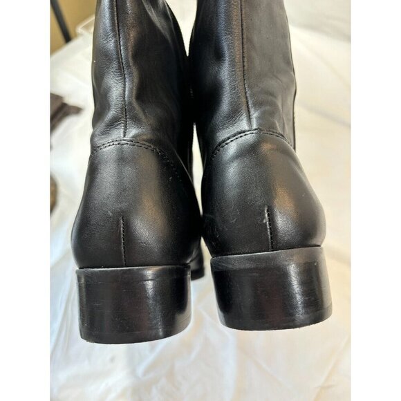 Marc Fisher Agnes Black Leather Boots Size 8.5 M - Picture 11 of 13